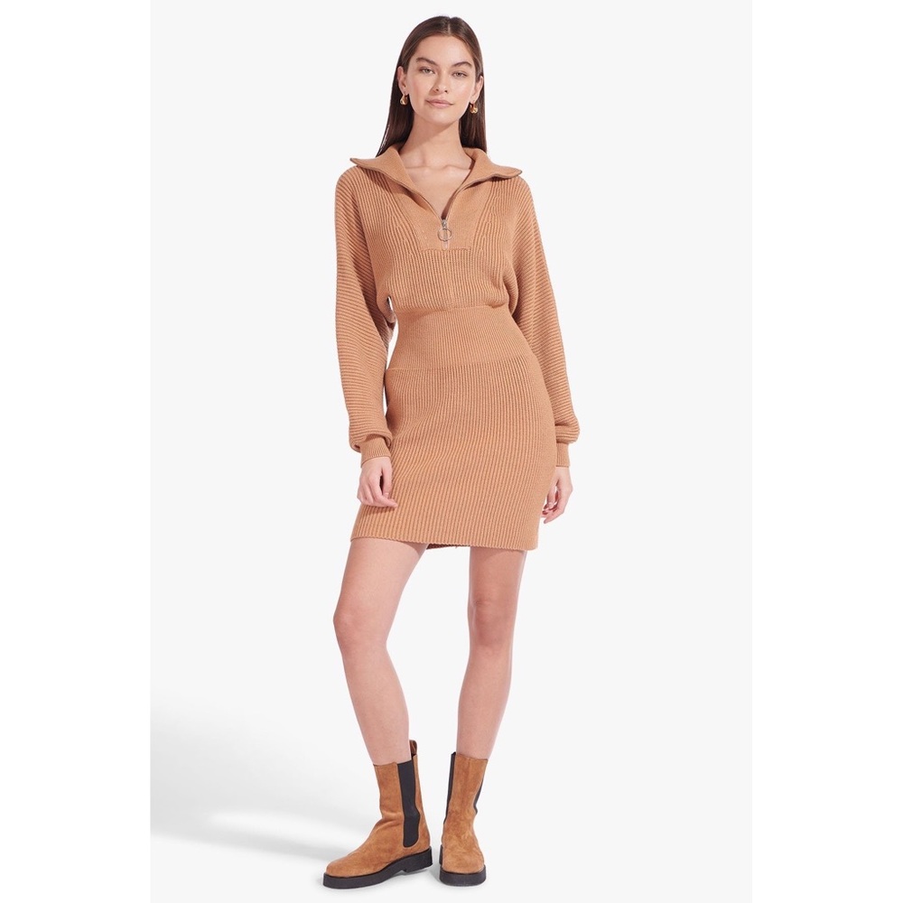 Staud Kirby Knit Sweater Dress